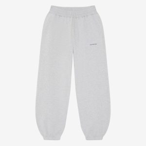 Cole Buxton Light Grey Marl Mini Logo Sweatpants | Fragment Clothing