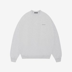 Cole Buxton Light Grey Marl Mini Logo Sweatshirt | Fragment Clothing