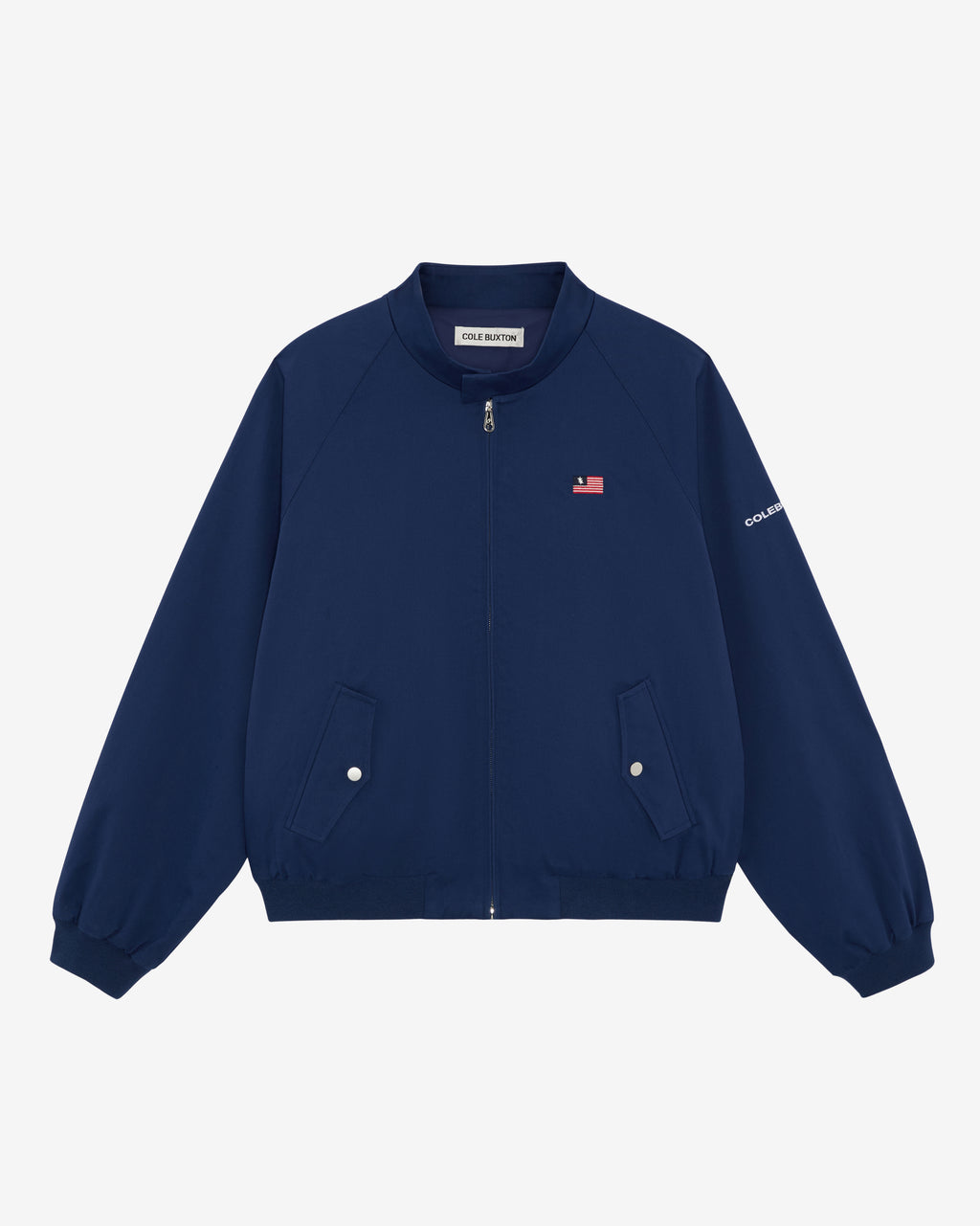 Cole Buxton Rodeo Bomber Navy Blue Jacket (3) Cole Buxton Rodeo Bomber Navy Blue Jacket | Fragment Clothing