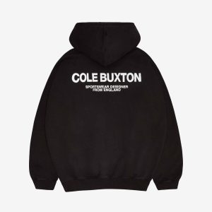 Cole Buxton Sportswear Black Hoodie | Fragment Clothing