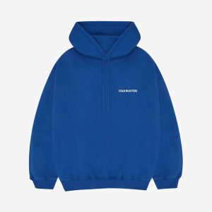 Cole Buxton Sportswear Cobalt Blue Hoodie (1) | Fragment Clothing