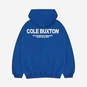 Cole Buxton Sportswear Cobalt Blue Hoodie | Fragment Clothing