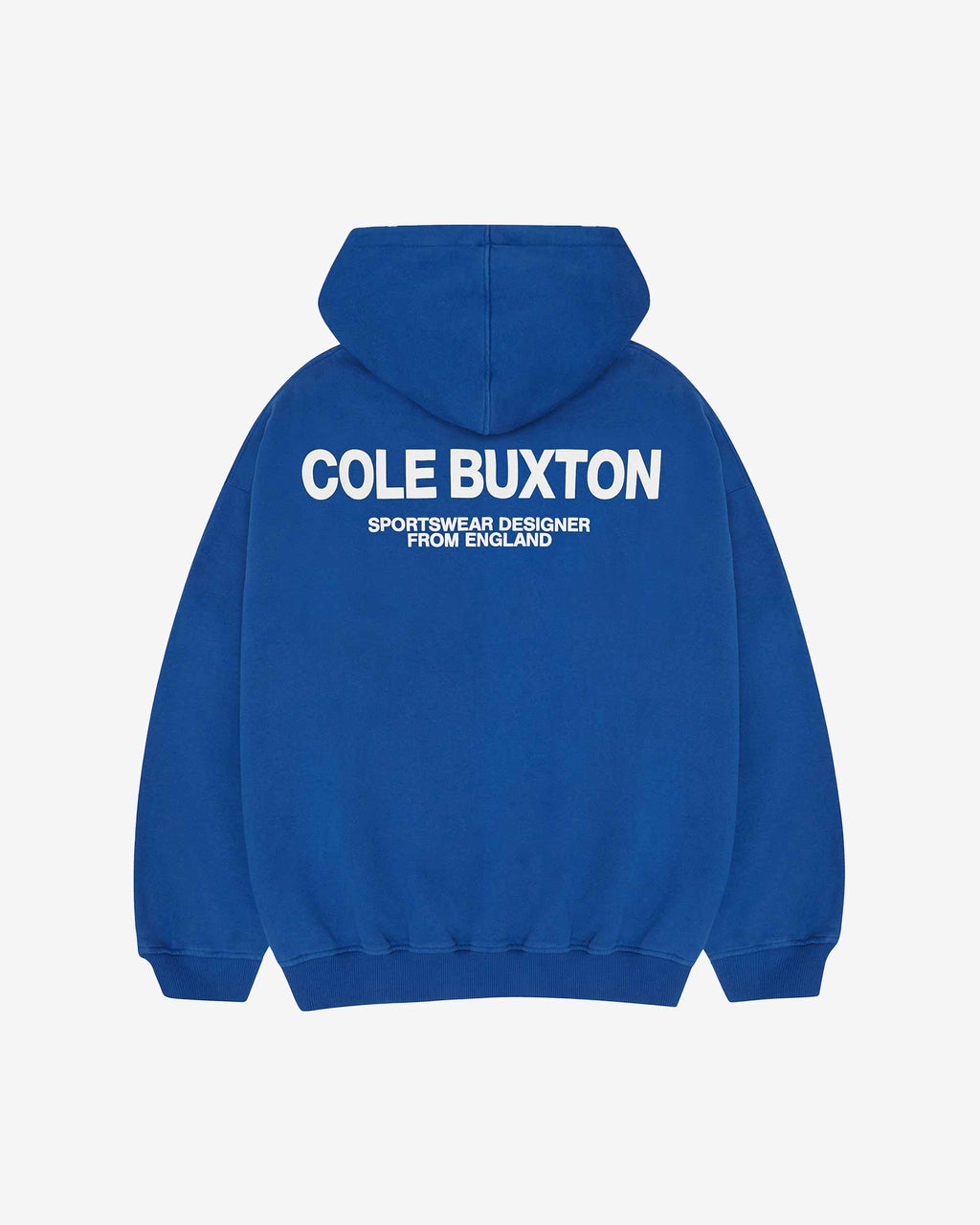 Cole Buxton Sportswear Cobalt Blue Hoodie (2) Cole Buxton Sportswear Cobalt Blue Hoodie | Fragment Clothing