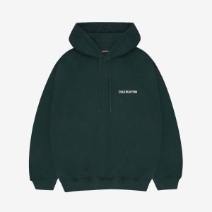 Cole Buxton Sportswear Forest Green Hoodie (3) | Fragment Clothing