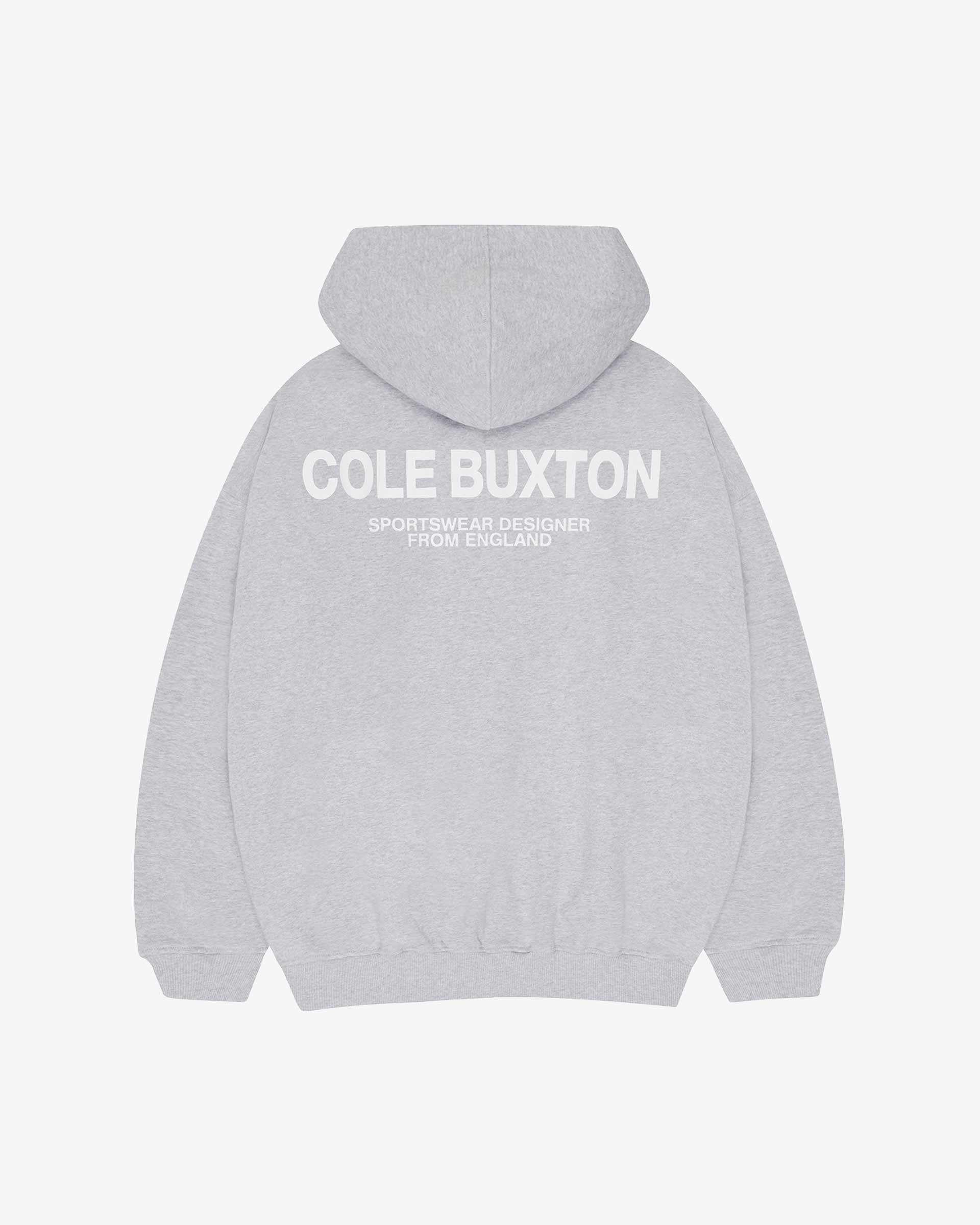 Cole Buxton Sportswear Light Grey Marl Hoodie (7) Cole Buxton Sportswear Light Grey Marl Hoodie | Fragment Clothing