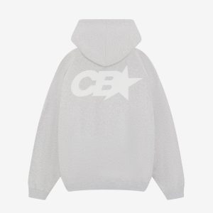 Cole Buxton Star Racing Light GREY MARL Hoodie | Fragment Clothing
