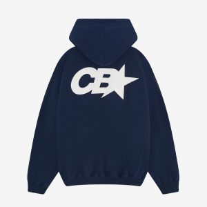 Cole Buxton Star Racing Navy Blue Hoodie | Fragment Clothing