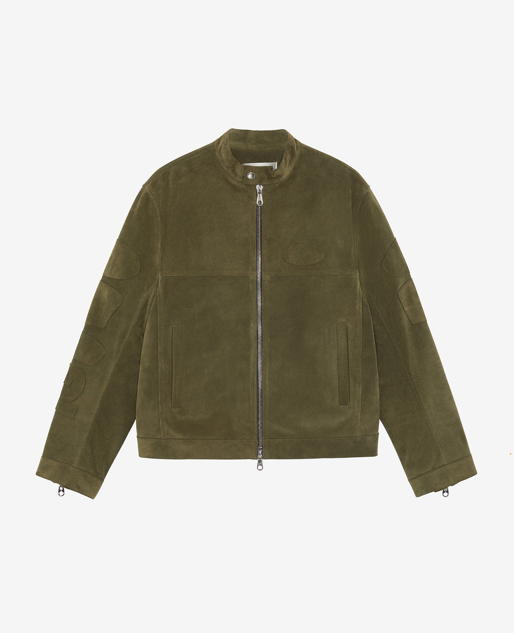 Cole Buxton Suede Cafe Racer Khaki Jacket (2) Cole Buxton Suede Cafe Racer Khaki Jacket | Fragment Clothing
