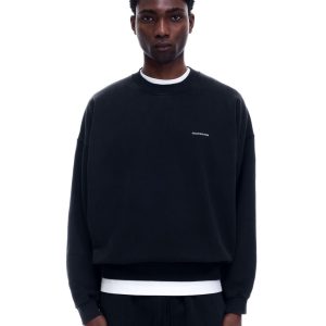 Cole Buxton Vintage Black Mini Logo Sweatshirt (2) | Fragment Clothing