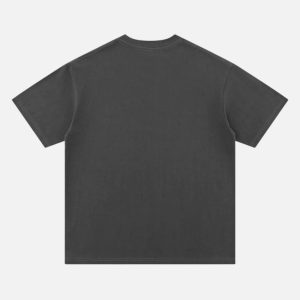 EVISU Playing Cards Star Graphic T-Shirt - Washed Black | Fragment Clothing - View 2