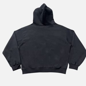 Akimbo Navy Blue Full-Zip Appliqué Logo Hoodie | Fragment Clothing