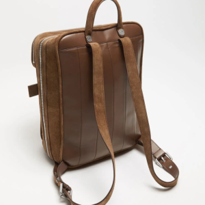 Camero Gym Suede Backpack Brown | Fragment Clothing - View 2