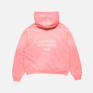 Fleece logo hoodie Pink | Fragment Clothing - View 2