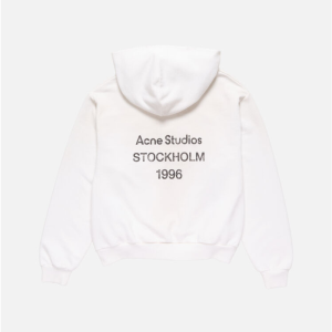 Fleece logo hoodie White | Fragment Clothing - View 2