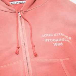 Sprayed zip hoodie Red | Fragment Clothing - View 2