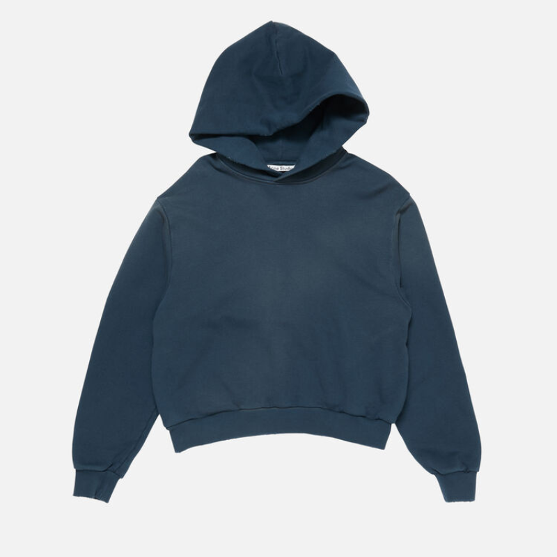 Fleece logo hoodie Deep Blue Fleece logo hoodie Deep Blue | Fragment Clothing