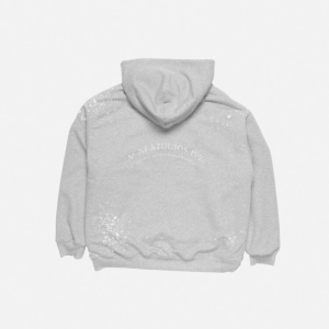 Vintage fleece logo hoodie Grey | Fragment Clothing - View 2