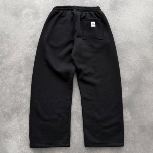 STRAIGHT-LEG SWEATPANTS - BLACK GREY