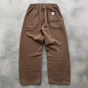 STRAIGHT-LEG SWEATPANTS - COFFEE