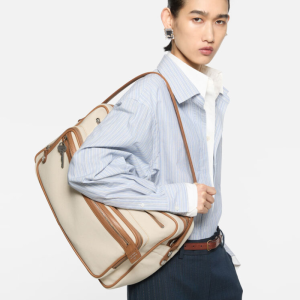 Camero Camera Canvas Bag Beige | Fragment Clothing - View 2