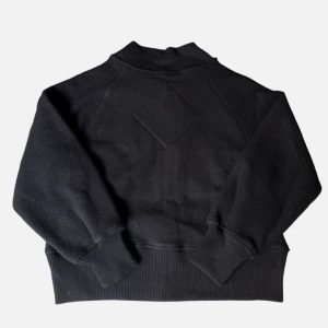 Canada Goose Black Knit Fleece Bomber Jacket | Fragment Clothing