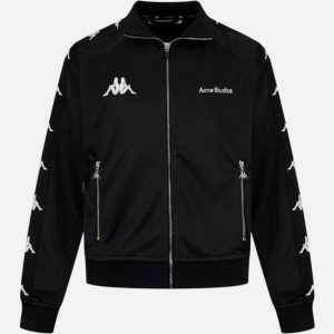 Acne Studios x Kappa Black Zip-Up Track Jacket | Fragment Clothing
