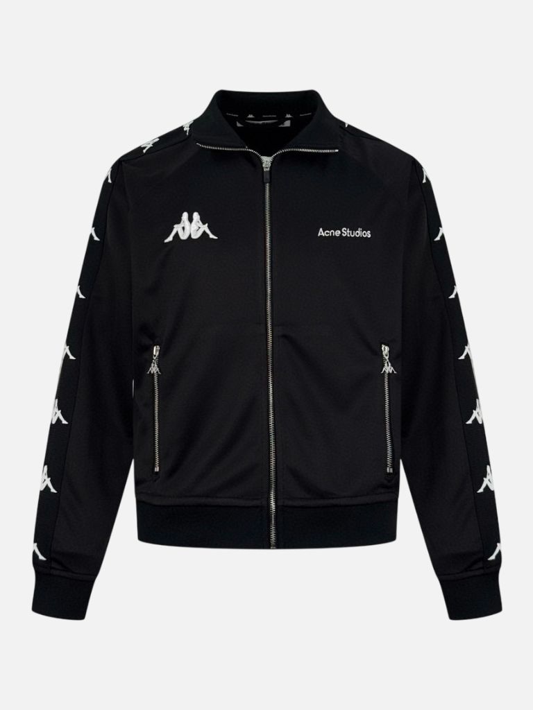 Acne Studios x Kappa Black Zip-Up Track Jacket Acne Studios x Kappa Black Zip-Up Track Jacket | Fragment Clothing