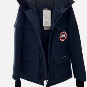 Canada Goose Navy Blue Expedition Down Parka Jacket | Fragment Clothing