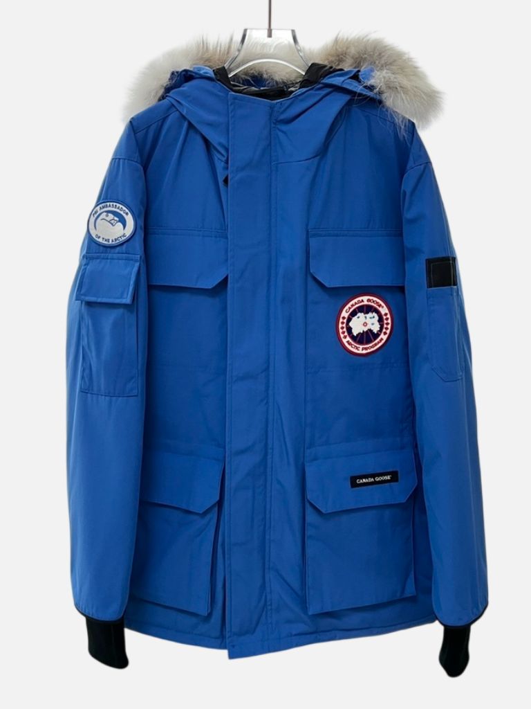 Canada Goose Navy Blue Expedition Down Parka Jacket Canada Goose Royal Blue Expedition Down Parka Jacket | Fragment Clothing