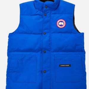 Canada Goose Royal Blue Freestyle Crew Puffer Vest | Fragment Clothing