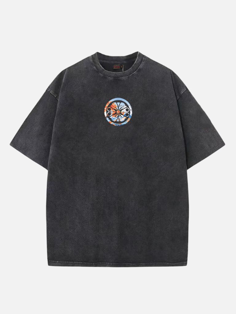 EVISUKURO Men's Acid Wash Graphic Oversized T-Shirt – Dark Grey EVISUKURO Men's Acid Wash Graphic Oversized T-Shirt – Dark Grey | Fragment Clothing