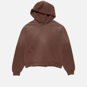 Fleece logo hoodie Chocolate Brown | Fragment Clothing