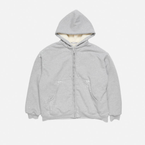Vintage fleece logo hoodie Grey | Fragment Clothing