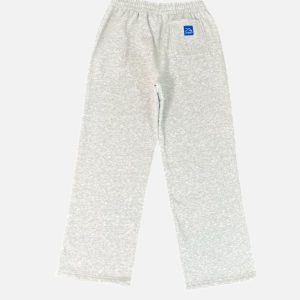 Akimbo Club Heather Grey Wide-Leg Sweatpants | Fragment Clothing