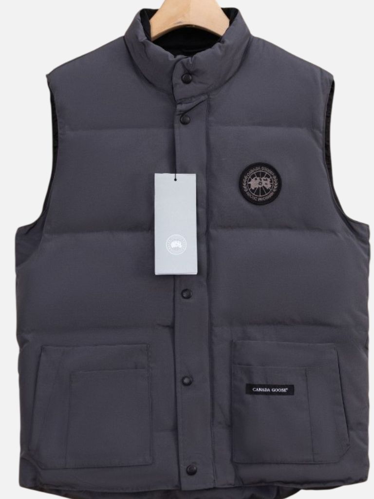 Canada Goose Charcoal Grey Freestyle Crew Puffer Vest Canada Goose Charcoal Grey Freestyle Crew Puffer Vest | Fragment Clothing