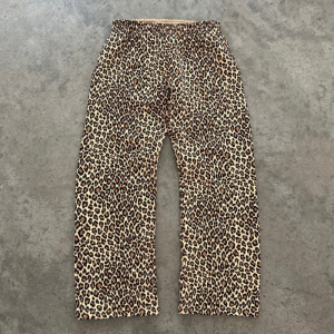 STRAIGHT-LEG SWEATPANTS - LEOPARD BROWN | Fragment Clothing