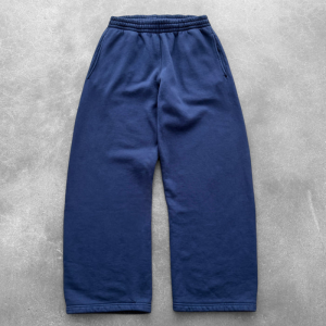 STRAIGHT-LEG SWEATPANTS - NAVY BLUE | Fragment Clothing