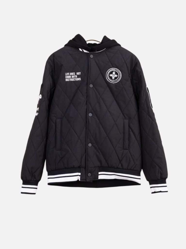 EVISU Embroidered Seagull Denim Jacket Black EVISU Embroidered Seagull Denim Jacket Black | Fragment Clothing