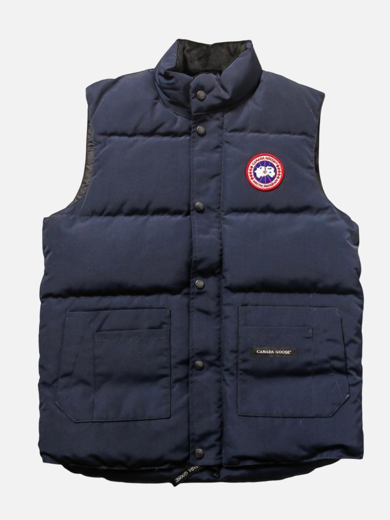 Canada Goose Navy Blue Freestyle Crew Puffer Vest Canada Goose Navy Blue Freestyle Crew Puffer Vest | Fragment Clothing