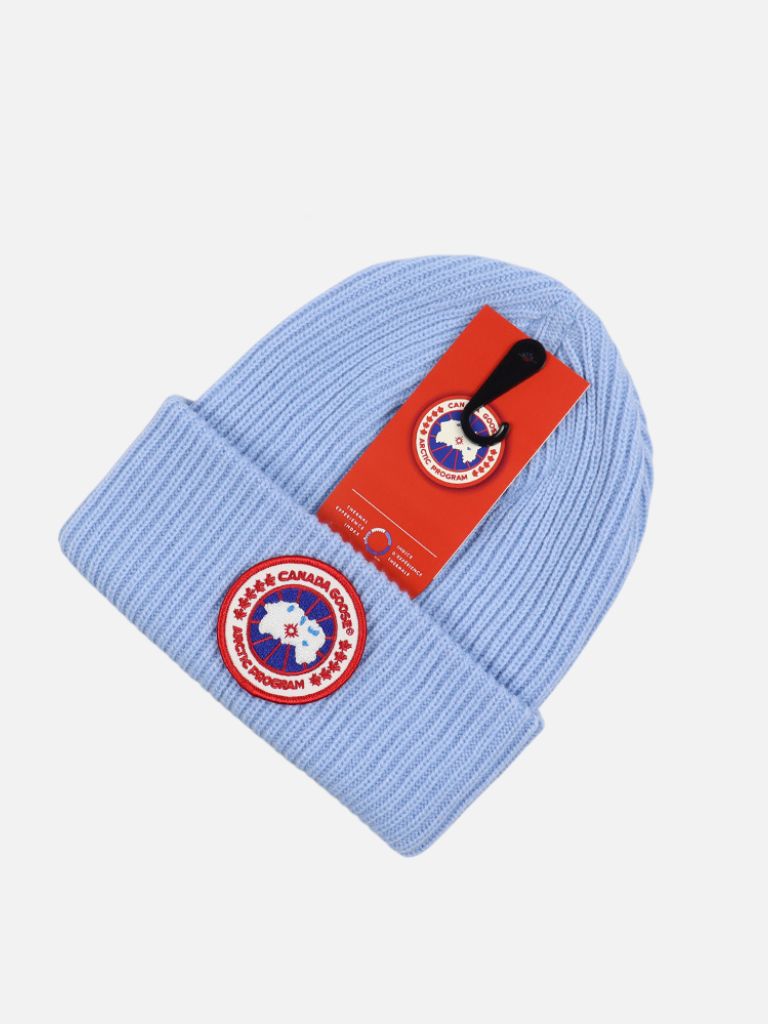 Canada Goose Baby Blue Knit Toque Beanie Canada Goose Baby Blue Knit Toque Beanie | Fragment Clothing