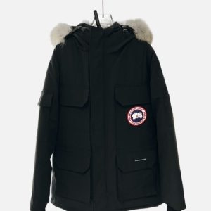 Canada Goose Black Expedition Down Parka Jacket | Fragment Clothing