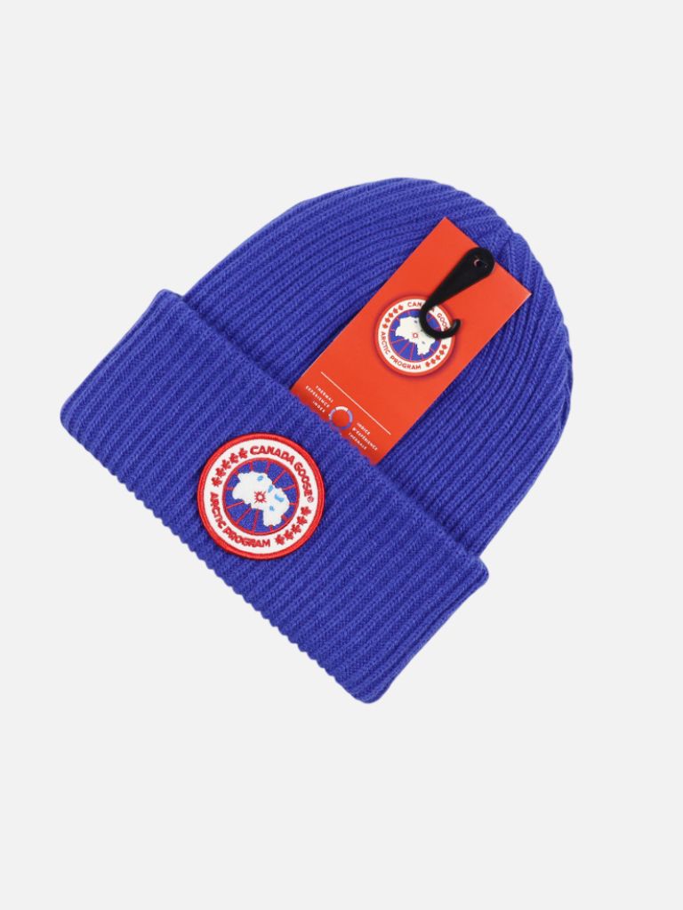 Canada Goose Royal Blue Knit Toque Beanie Canada Goose Royal Blue Knit Toque Beanie | Fragment Clothing