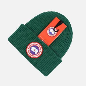 Canada Goose Emerald Green Knit Toque Beanie | Fragment Clothing