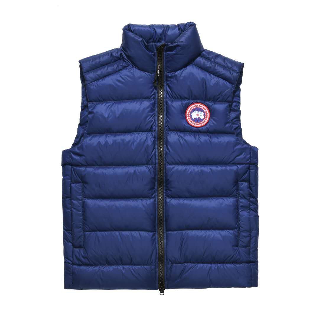 Canada Goose Royal Blue Crofton Down Puffer Vest AUTO-DRAFT | Fragment Clothing
