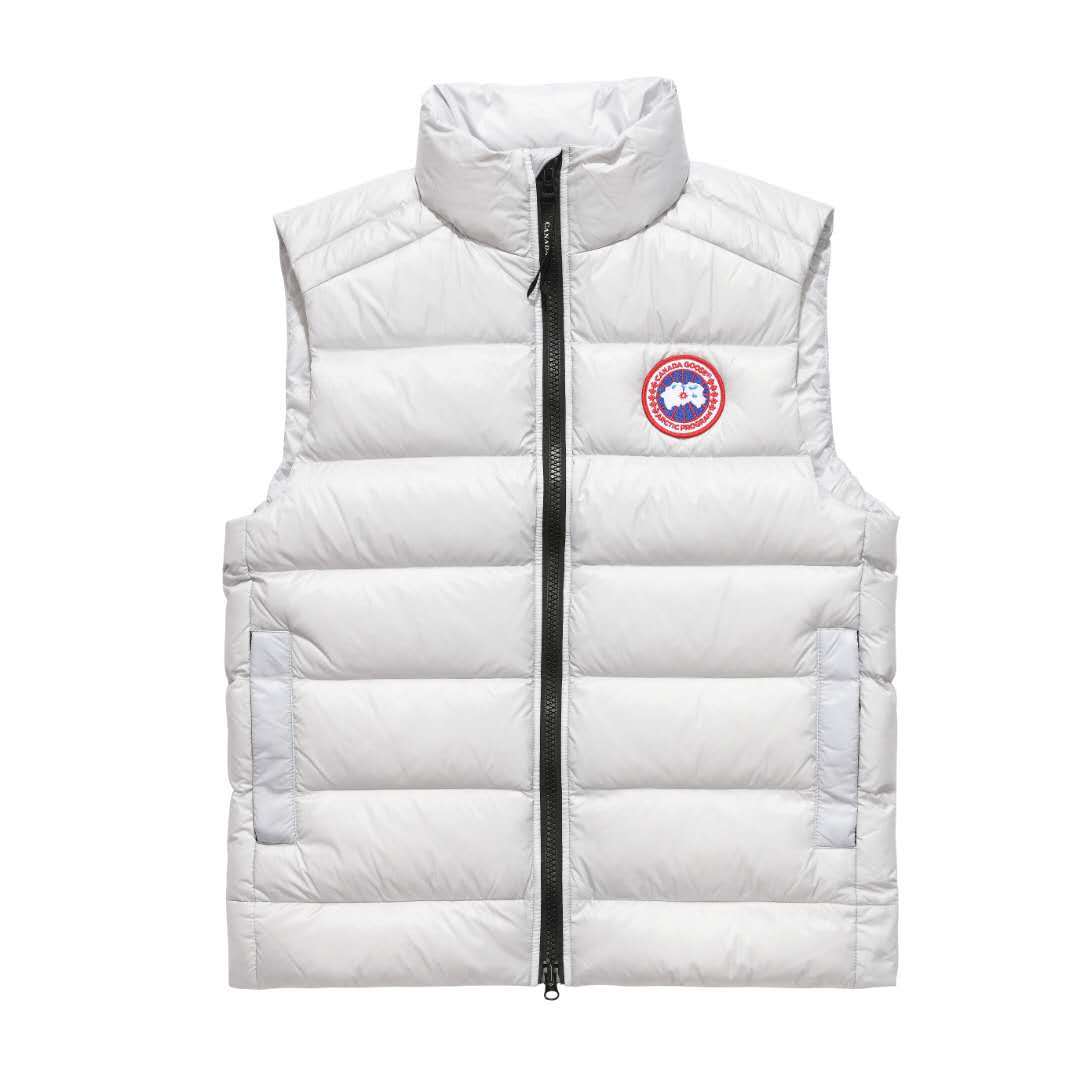 Canada Goose White Crofton Down Puffer Vest Canada Goose White Crofton Down Puffer Vest | Fragment Clothing