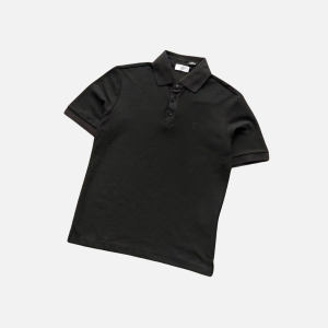 Charcoal Polo Shirt Black | Fragment Clothing