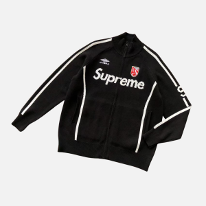 Supreme Umbro Zip Up Sweater Black | Fragment Clothing