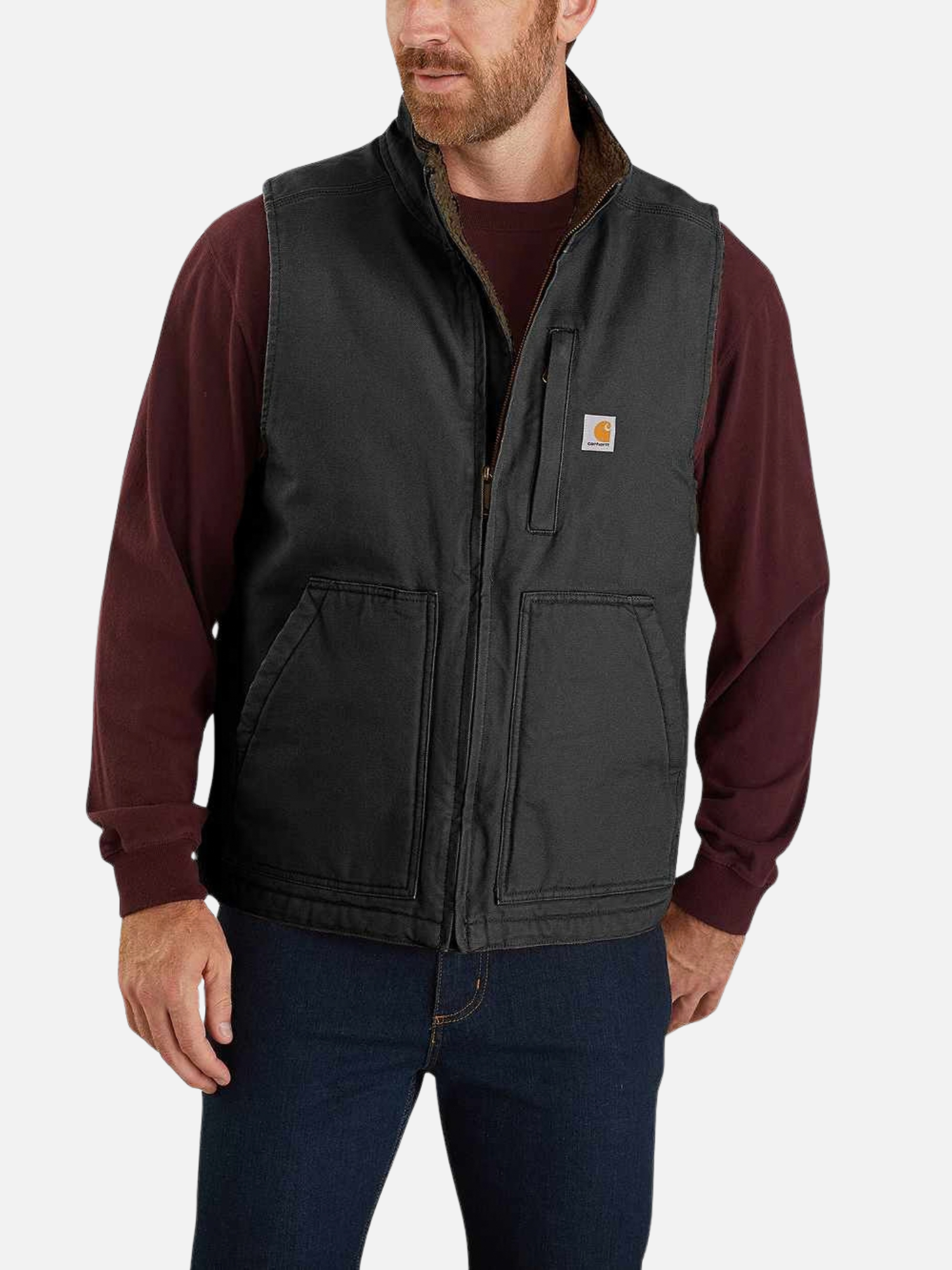 Washed Duck Mock-Neck Vest Washed Duck Mock-Neck Vest | Fragment Clothing