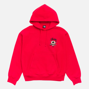 Fresh Foils Hoodie Garment Dyed Red | Fragment Clothing