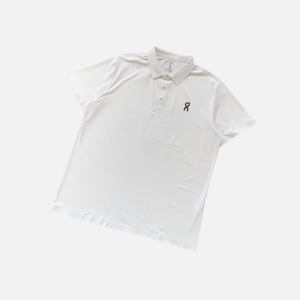 White Slim Fit Polo Shirt | Fragment Clothing